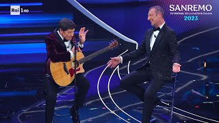 Sanremo 2023  Gianni Morandi e Amadeus le canzoni brutte [upl. by Mera]