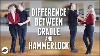 Difference Between the Hammerlock amp Cradle Dance Positions  Technique Tuesday 50 [upl. by Aihsinyt]