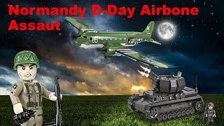 LEGO COBI WW2 Battle of Normandy DDay US Paratroopers Animation [upl. by Anirehtak431]