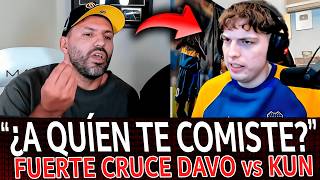 ¡FUERTE CRUCE KUN AGUERO vs DAVO XENEIZE VIDEO COMPLETO [upl. by Ylatan59]