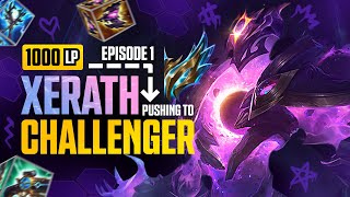 🎃CHALLENGER XERATH MAIN🎃1000 LP PEAK🎃NEW BUILD [upl. by Godard]