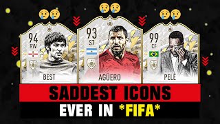 SADDEST ICONS in FIFA 😔💔 [upl. by Anerehs]