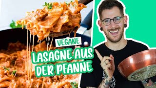 Vegane Lasagne aus der Pfanne  Einfach amp Lecker [upl. by Emlin]