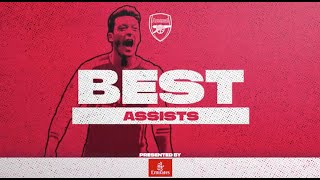 AN OVERHEAD KICK ASSIST  Ozil Bergkamp Henry Reyes Walcott  Arsenals best assists ever [upl. by Obed]