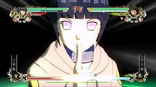 Naruto Ultimate Ninja Storm Hinata using 8 Trigrams 64 Palms Guard on Kiba [upl. by Buell]