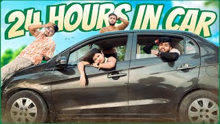 24 Hours Survive In Car 🚗🥵 Deep Gungun 😵 [upl. by Ahsaela]