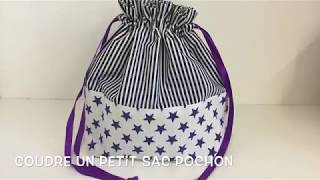 Coudre un petit sac pochon  Tuto Couture Madalena [upl. by Alletniuq]