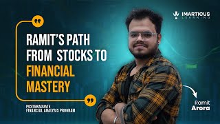 Trading to Financial Modeling Pro Ramits PGFAP Story  Postgraduate Financial Analysis Program [upl. by Colston]