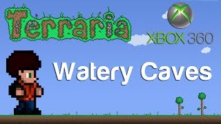 Terraria Xbox  Watery Caves 51 [upl. by Ecinna]