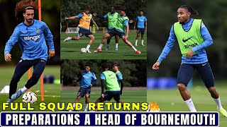 FULL SQUAD RETURNS🔥 Cucurella Neto Veiga And Sancho All In Preparations To Face Bournemouth [upl. by Nellek]