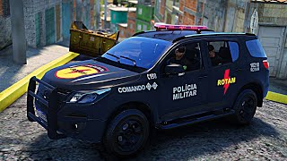 ROTAM PATRULHAMENTO OSTENSIVO  PMGO  GTA 5 POLICIAL [upl. by Amliv]