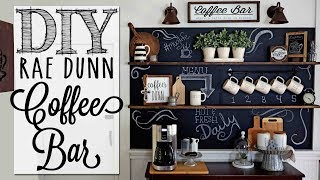 DIY Rae Dunn Coffee Bar  Rae Dunn at Kirklands [upl. by Etnaik]