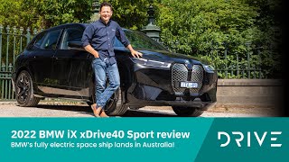 2022 BMW iX review  xDrive40 Sport inside and out  Drivecomau [upl. by Ardnuahc]