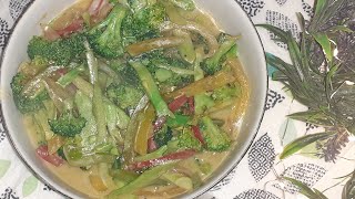 Super Quick Stir Fry Cream Broccoli Sauce Recipe 🥦 [upl. by Hgielah]