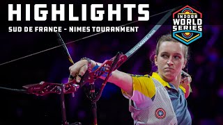 Highlights Nimes Tournament  2022 Indoor Archery World Series [upl. by Ecinaej908]