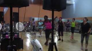 Zumba with Melissa The Zydeco Bounce by TK Soul [upl. by Edyaw913]