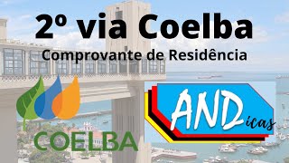 Boleto Coelba ou comprovante de Residência 2020 [upl. by Anyt]