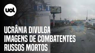 Guerra Ucrânia divulga vídeo de militares russos mortos e armas destruídas [upl. by Carn342]