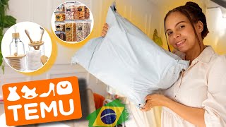 COMPRAS NA TEMU BRASIL  MAIS DE R 1000 em comprinhas para CASA E ROUPA 😮 VALE A PENA [upl. by Wesa]