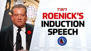 Hockey Hall of Fame Induction Speech Jeremy Roenick [upl. by Hgielrebma]