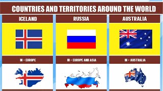 ALL COUNTRIES AND TERRITORIES AROUND THE WORLD [upl. by Dnalkrik646]