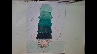 Wayne Thiebaud second grade Ice cream Value [upl. by Parsons166]