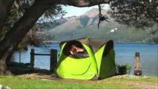 Pop up tent  shelter for 4 people from Quechua [upl. by Ibbob]