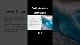 Types of Seismic Waves amp Earth’s Internal Structure Q8 UPSC Master Mind [upl. by Nosnarb260]