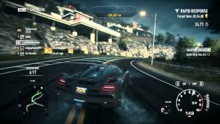 Need For Speed Rivals  Hennessey Venom GT vs Koenigsegg Agera R Rapid Response comparison [upl. by Bello253]