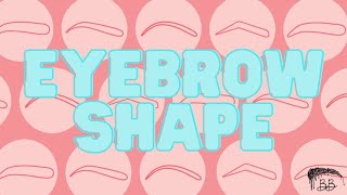 How to Create Brow Shapes For Microblading BROW MAPPING TUTORIAL [upl. by Eivets]