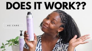 Does AG Care Mousse Gel work for a Wash and Go on Type 4 hair [upl. by Shiekh]