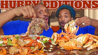 KING CRAB amp RIBEYE STEAK SEAFOOD MUKBANGS WITH HUBBY EDITION [upl. by Damaris]