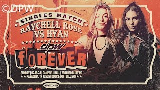 Raychell Rose vs Hyan  Singles Match  DPW Forever 2024  WWE 2K23 [upl. by Amelina]