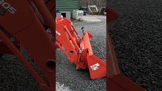 Gravel Driveway Maintenance With A Box Blade  Kubota L3560 tractor [upl. by Wales]