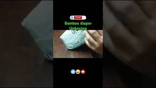 Bamboo diaper newmom newbornbaby babycare baby shorts shortvideo Natchataradiaries [upl. by Sobel]