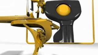 Caterpillar Grader 3D Animation CAT Grader Excavator [upl. by Thamos]