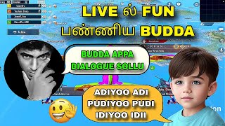 BUDDA AVAN INNUM THIRUNTHALA DA 😂 BUDDA FUN IN MADAN LIVE madan madanop bgmi [upl. by Latrice]