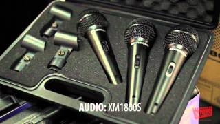 Behringer XM8500 amp XM1800S Microphones [upl. by Codee]