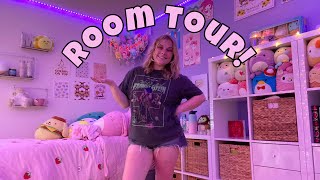 ASMR tingly room tour up close whispers and descriptive rambling✨🏡 💜 [upl. by Hgieloj]