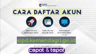 CARA DAFTAR AKUN SIPD KEMENDAGRI [upl. by Nosnah]