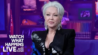 Plead the Fifth Cyndi Lauper Thinks Madonna Should Have Sung on We Are the World  WWHL [upl. by Aret]