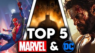 TOP 5 des FUTURS JEUX quotMARVEL amp DCquot 🔥 [upl. by Riannon]