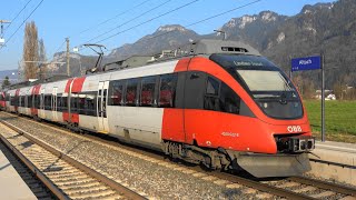 Vorarlberg Altach ÖFB Railjet➡️Frankfurt am Main Güterzüge IC119 S1 amp REX Züge [upl. by Tilden]