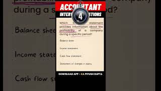 Accountant Interview Questions amp Answers Series Shorts Accountant [upl. by Niledam]