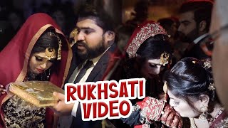 Momina Rukhsati Video  Pakistani Wedding Video  Momina and Hamza [upl. by Nnyliram]