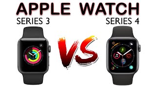 Apple Watch Series 3 vs Series 4 Comparison [upl. by Llerrehs102]