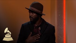 Gary Clark Jr Wins Best Traditional RampB Performance  GRAMMYs [upl. by Zetnod]