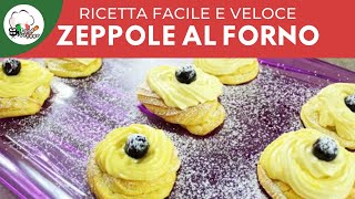 ZEPPOLE DI SAN GIUSEPPE AL FORNO  FoodVlogger [upl. by Bellina385]