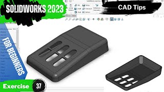 SolidWorks Exercises for Beginners 37  SolidWorks Tutorial [upl. by Cohen]