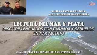 LECTURA DEL MAR Y PLAYA  PESCA DE LENGUADOS CON CARNADA Y SEÑUELOS EN MAR ABIERTO [upl. by Johannah941]